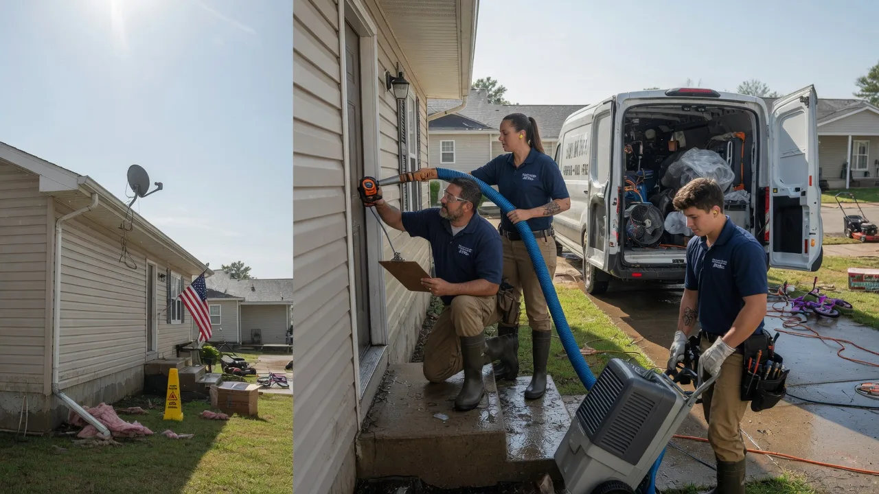 Ceiling Water Damage Restoration in Lehigh, KS near me